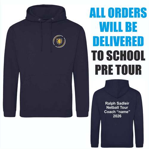 Ralph Sadleir Netball Tour Coach Hoodie