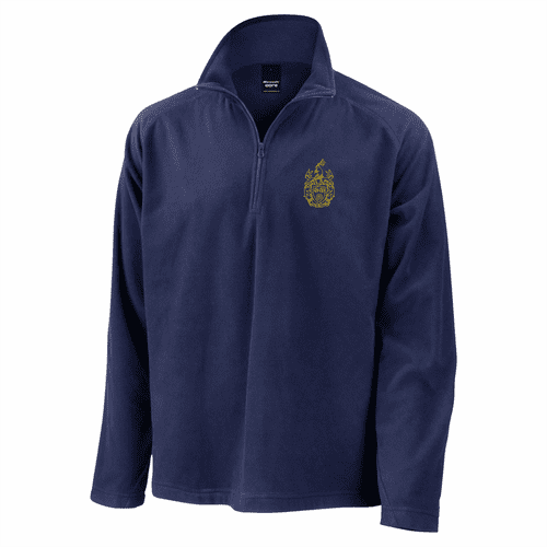 St Edmund's College Summer School Core Zip Neck Micro Fleece - Navy
