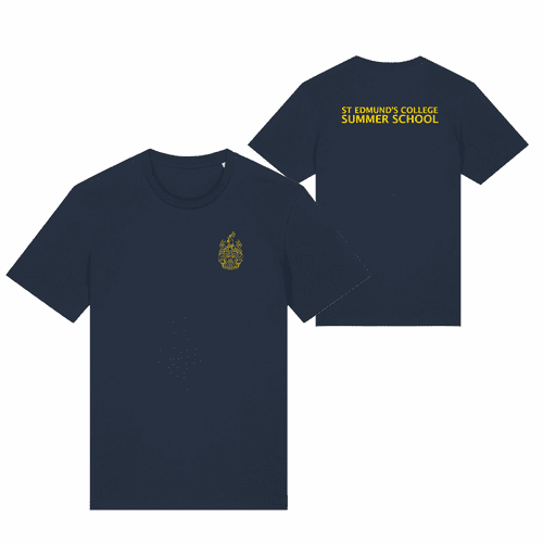 St Edmund's College Summer School Cotton T-Shirt - Navy