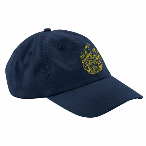 St Edmund's College Summer School Organic Cotton 6 Panel Dad Cap - Navy