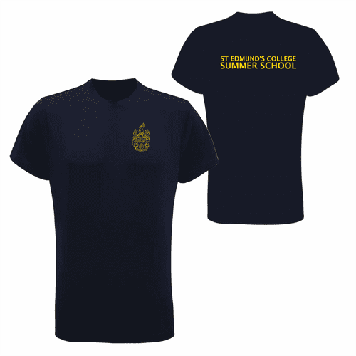 St Edmund's College Summer School TriDri® performance t-shirt - French Navy