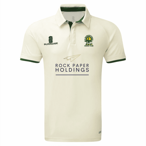 St Margaretsbury Cricket Club Ergo Slim Fit Short Sleeve Playing Shirt Senior