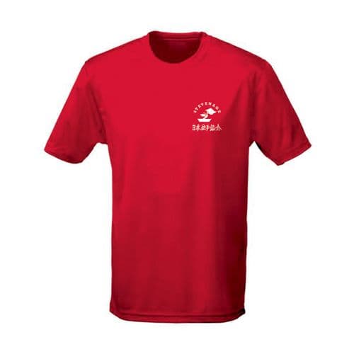 Stevenage Karate Red Breathable Training T-Shirt Senior