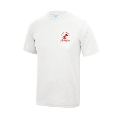 Stevenage Karate White Breathable Training T-Shirt Junior