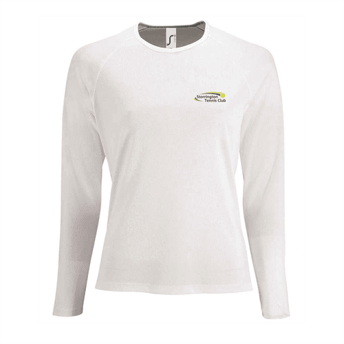 Storrington Tennis Club Ladies Sporty Long Sleeve Performance T-Shirt