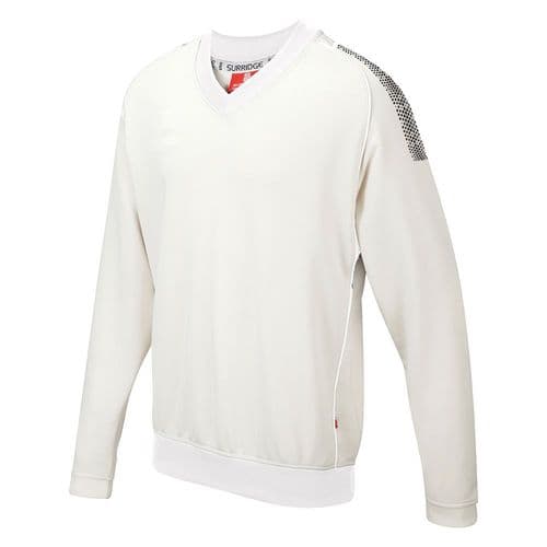 Surridge Dual Long Sleeve Cricket Sweatshirt Senior