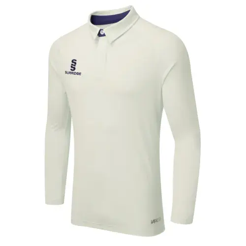 Surridge Ergo Long Sleeve Cricket Shirt Senior