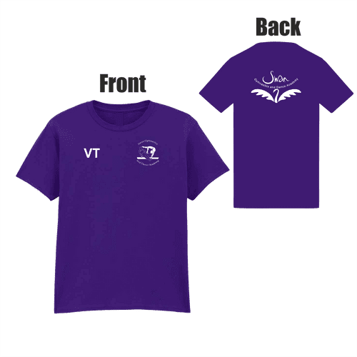 Swan Gymnastics T-Shirt Junior - Purple