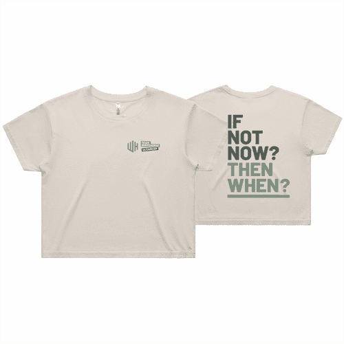 Team White Horse VS Cancer Ladies Crop Tee