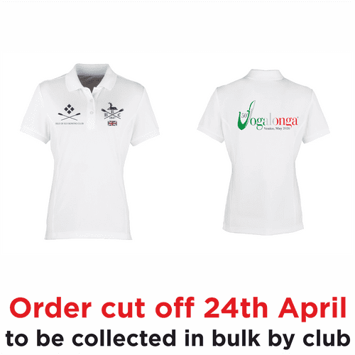 Vogalonga, Venice 2026 Tour Lady-Fit Cotton Polo Shirt Senior