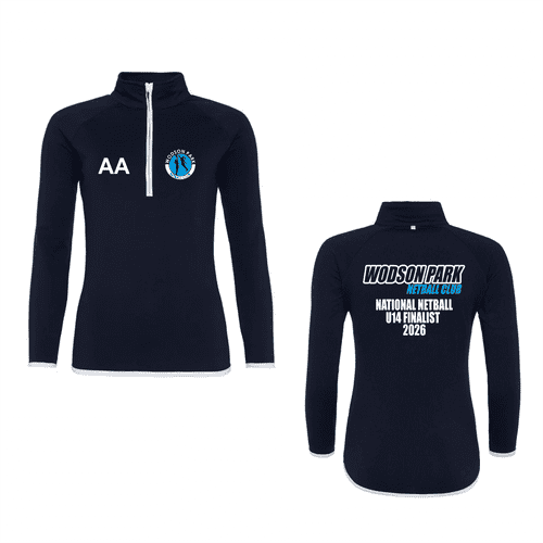 Wodson Park Netball 1/4 Zip Top ***National Netball U14 Finalist***