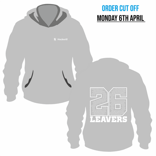 Year 13 Hockerill  - 2026 Leavers  Hoodie - Heather Grey