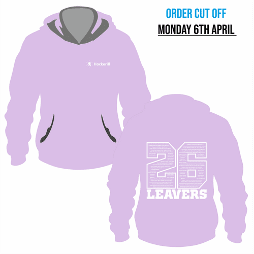 Year 13 Hockerill  - 2026 Leavers  Hoodie - Lavender