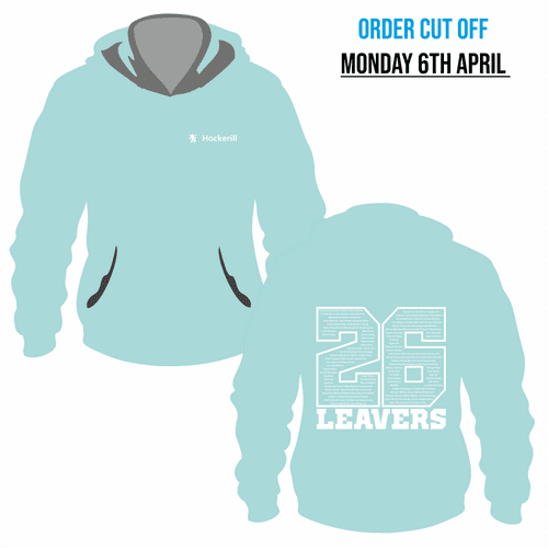 Year 13 Hockerill  - 2026 Leavers  Hoodie - Peppermint
