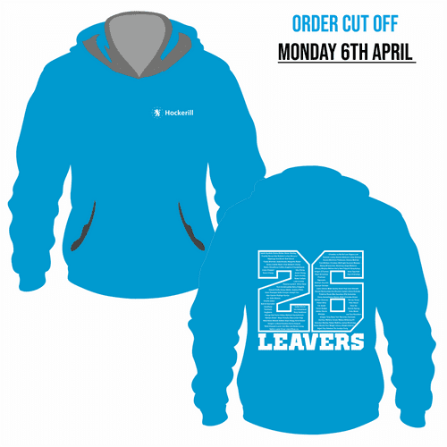 Year 13 Hockerill  - 2026 Leavers  Hoodie - Sapphire Blue
