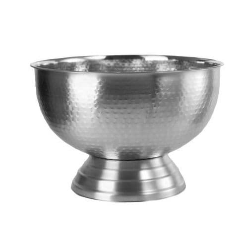 Ankara Silver Finish Champagne Bowl