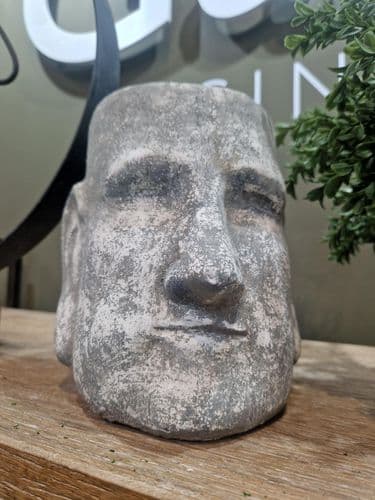 Bert Head Planter Large Antique White