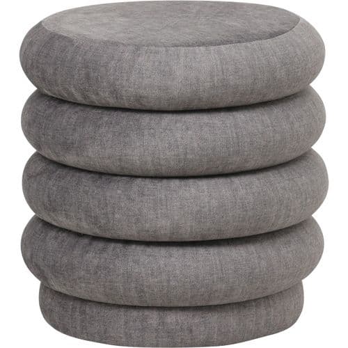 Casa Upholstered Stool Grey