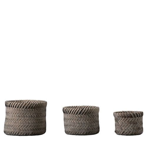 Charlbury Basket Grey Set Of 3
