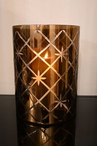 Copper Glass Hurricane