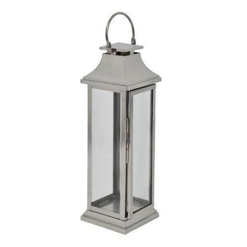 Greenwich Nickel Lantern Large