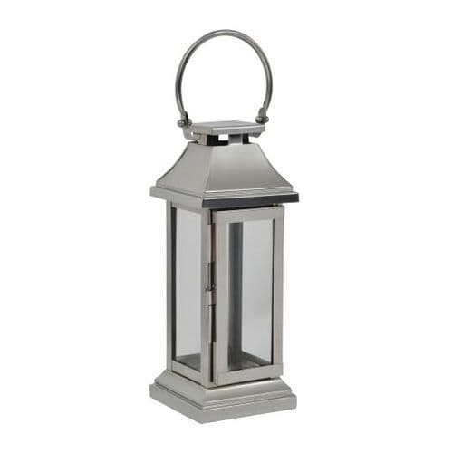 Greenwich Nickel Lantern Small