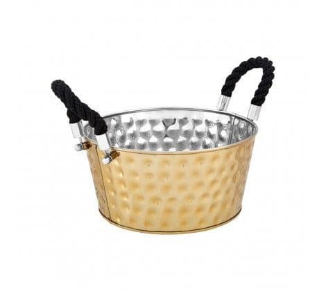 Large Gold Finish Party Bucket