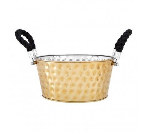 Large Gold Finish Party Bucket