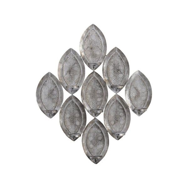 Libra Filigree Multiple Candle Wall Sconce