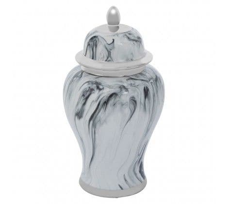 Marmo Marble Effect Ceramic Jar
