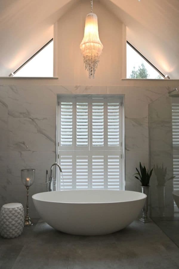 Polished Nickel Stepped Floor Hurricane