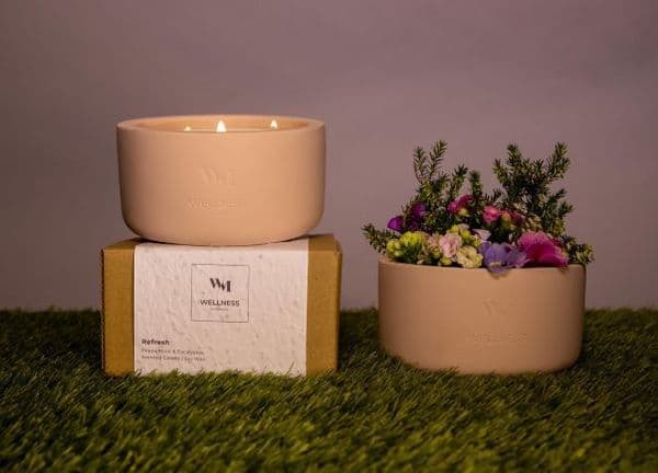 Refresh Aromatherapy Scented Candle - 3 Wick