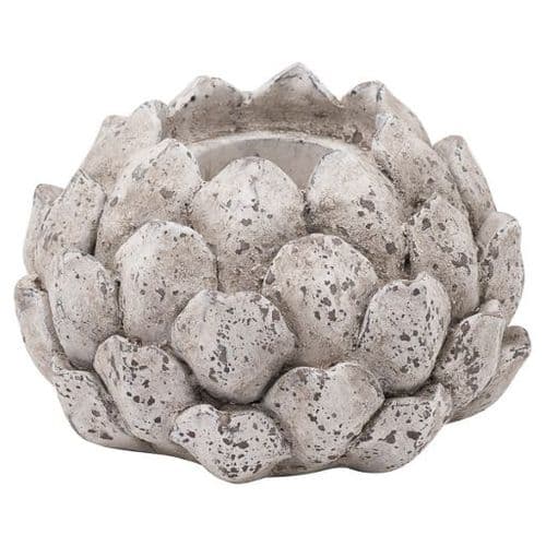 Stone Effect Acorn Tealight Holder
