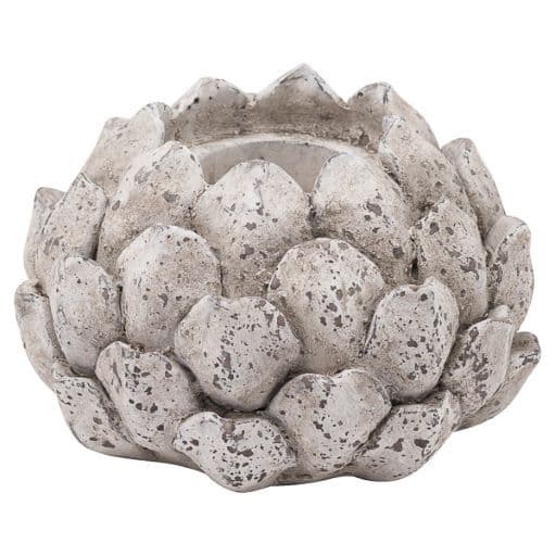 Stone Effect Acorn Tealight Holder