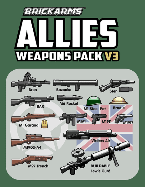 Brickarms hotsell ww2 minifigs