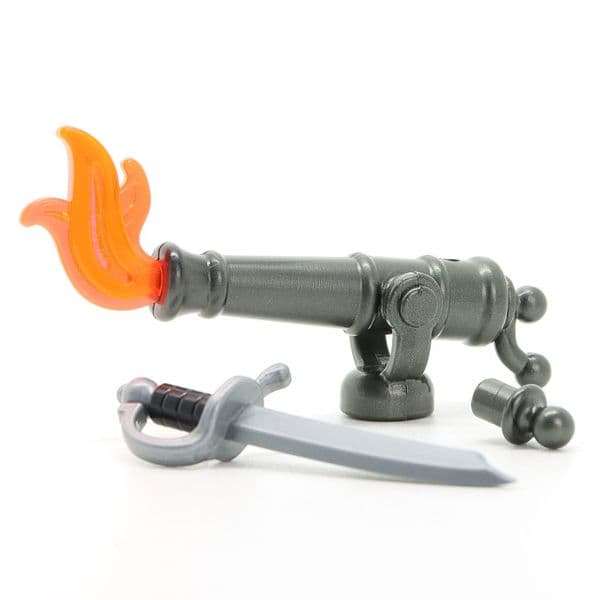 BrickArms Swivel Gun with Hanger Sword Brickarms United Bricks