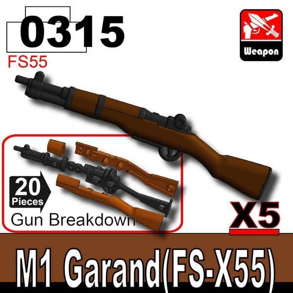 Minifig Cat M1 Garand (FSX55) Minifig Cat United Bricks