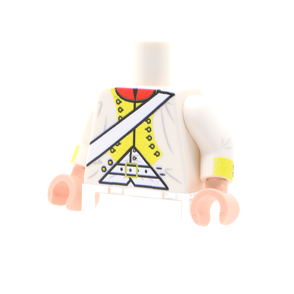 Napoleonic Saxon Line Infantry Lego Printed Torso United Bricks