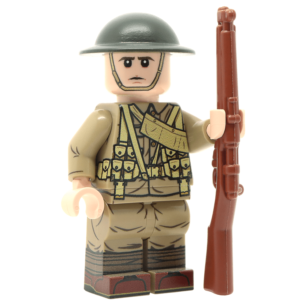 WW1 British Soldier LEGO Minifigure United Bricks
