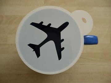 100mm aeroplane stencil
