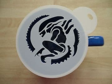 100mm alien stencil