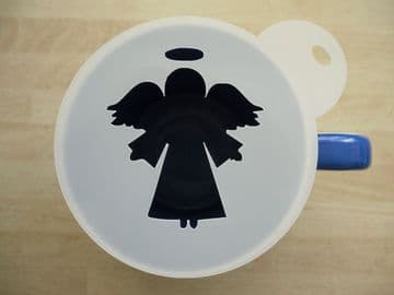 100mm angel nativity stencil