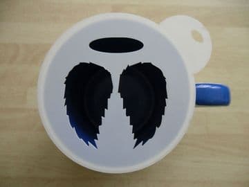 100mm angel wings image stencil