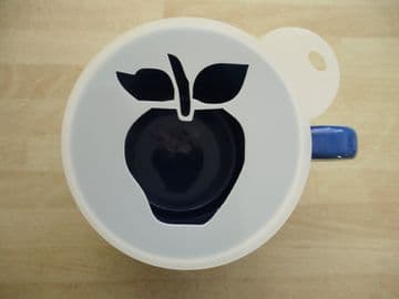 100mm apple design stencil