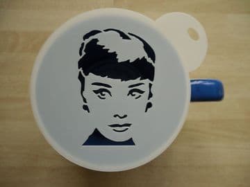 100mm audrey hepburn stencil