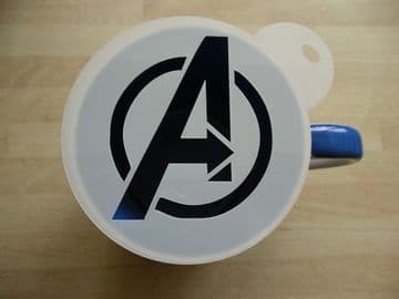 100mm avengers stencil