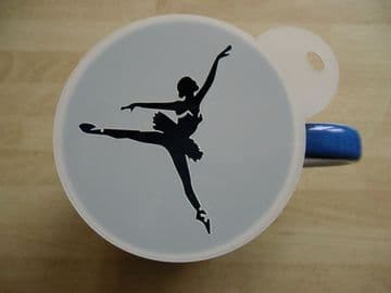 100mm ballerina stencil