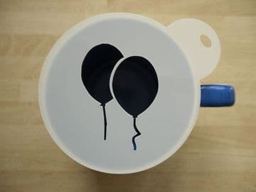 100mm balloons stencil