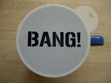 100mm bang! stencil