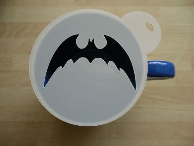 100mm bat long stencil